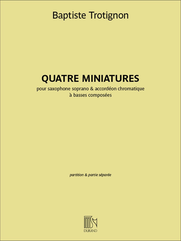 Quatre miniatures